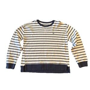 Vineyard Vines French Terry Striped Crewneck Pullover Sweater Size XL 18